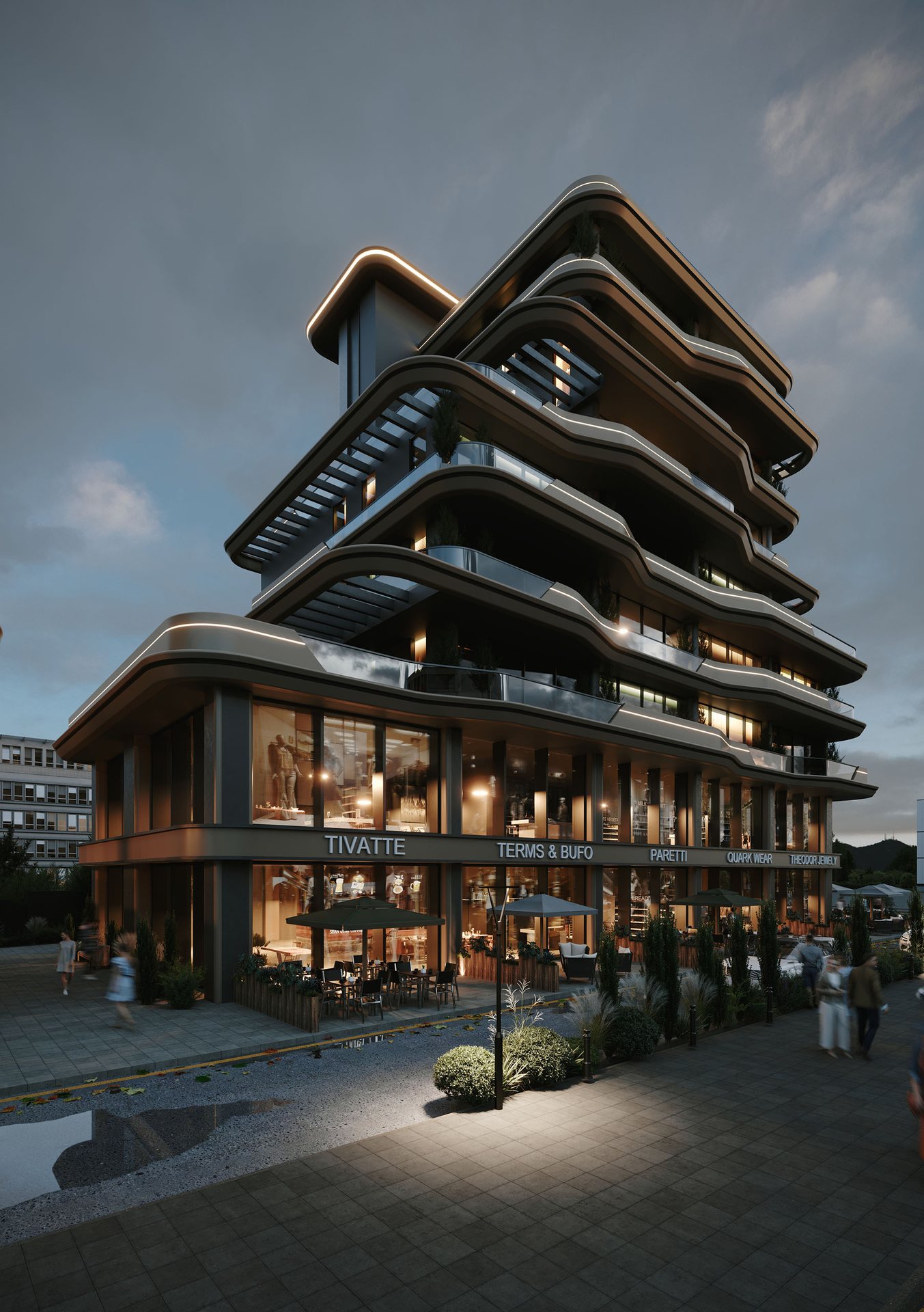 UBB Çakıroğlu Konakları - Dış Mekân Görselleştirme